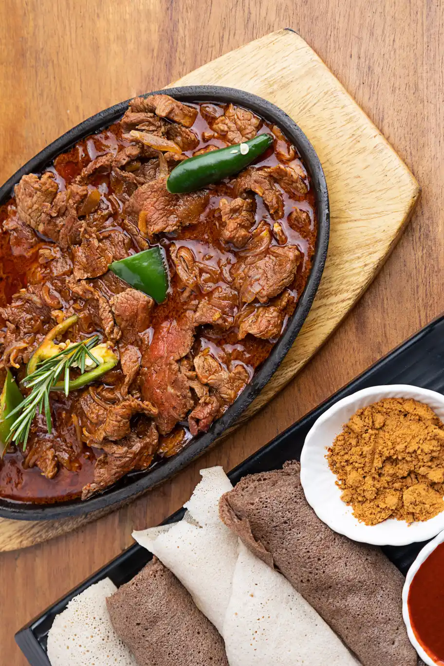 Delicious fast food meals served fresh